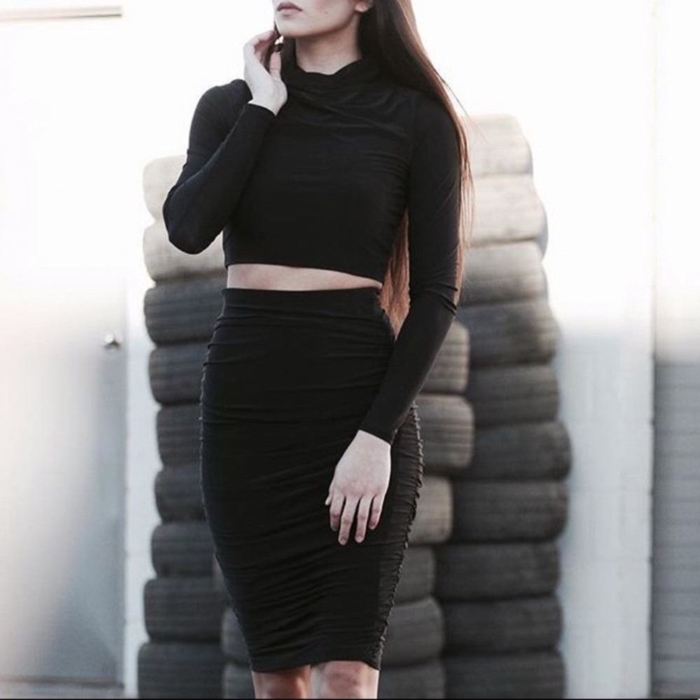 LUX LA by Fallon two piece skirt set